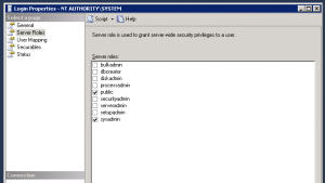 db sysadmin