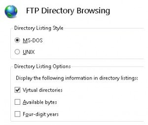 directory listing